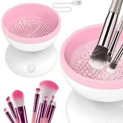 Limpiador Brocha Pinceles Maquillaje Silicona Electrico