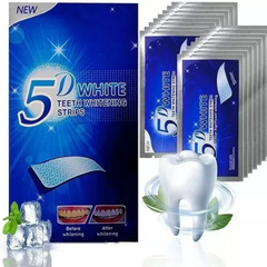 Tiras Blanqueadoras Blanqueamiento Dental 7 Pares 5d White