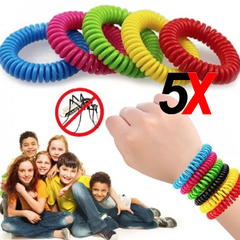 Pulseras Perfumadas Anti Mosquitos Pulseras Antimosquitos X5