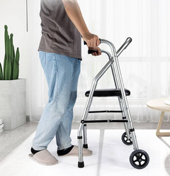 Andador Plegable y Regulable con Asiento