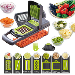 Mandolina Trituradora de verduras, rebanadora de verduras, 12 en 1