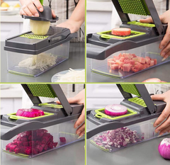 Mandolina Trituradora de verduras, rebanadora de verduras, 12 en 1 - comprar online