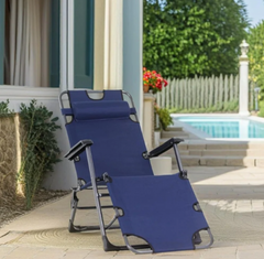 Reposera/Cama Reclinable con Apoya Cabeza