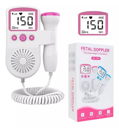 Monitor Fetal Doppler Latidos Fetales Corazón Bebé Con Gel