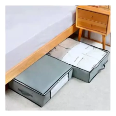 X2 CajaS Organizadora Tela Guarda Manta 100x45x15 en internet