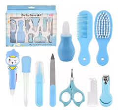 Kit Estuche Limpieza Bebe Cuidado Personal Higiene 10 Piezas