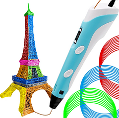 Lapiz 3d Impresora Lapicera 3d Lcd Base + Filamentos Regalo