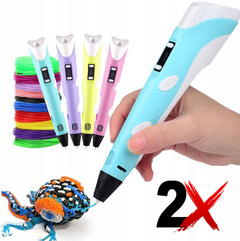 Lapiz 3d Impresora Lapicera 3d Lcd Base + Filamentos Regalo X2 - comprar online