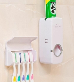 Dispenser Automatico Pasta Dental + Porta Cepillos