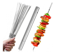 Set X12 Palitos Con Estuche Pinches De Brochette Parrilla Acero - comprar online