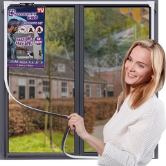 Cortina Mosquitero Ventana Insectos Universal Autoadhesiva 150 x 130 - Home Love | Tienda De Bazar Y Deco