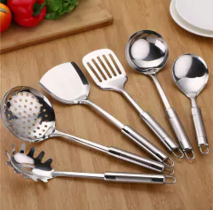 Set De 6 Utensilios Cocina Acero