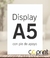 Display A5 Foam Board con Pie de apoyo