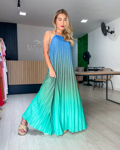 VESTIDO NORONHA - VERDE/AZUL - comprar online
