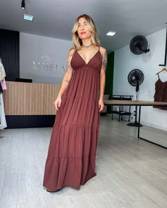 Imagem do VESTIDO CARAÍVA - MARROM