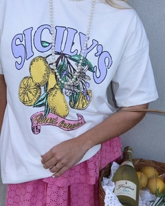 T-SHIRT SICILY'S - BRANCA