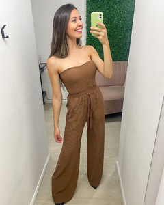 MACACÃO FERNANDA - MARROM - comprar online