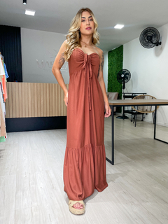 Imagem do VESTIDO COPACABANA - MARROM