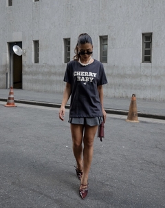 T-SHIRT CHERRY BABY - CINZA - comprar online
