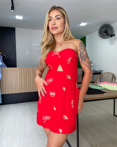 VESTIDO SERENA - VERMELHO - Mabela Store - Roupas Femininas 