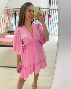 VESTIDO CAROL - ROSA CLARO na internet