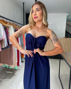 VESTIDO COPACABANA - AZUL MARINHO - comprar online