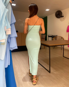 VESTIDO AVA - VERDE ÁGUA - loja online