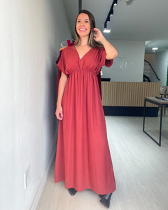 VESTIDO ROMANA - MARROM - comprar online