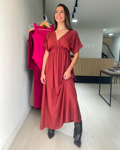 VESTIDO ROMANA - MARROM