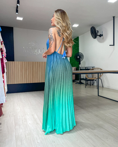 VESTIDO NORONHA - VERDE/AZUL na internet