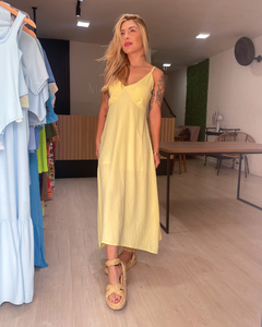 VESTIDO ROSE - AMARELO CLARO - loja online