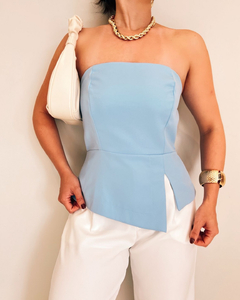 BLUSA BIANCA - AZUL CLARO
