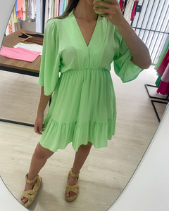 VESTIDO CAROL - VERDE CLARO - comprar online