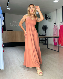VESTIDO MARAGOGI - NUDE/ROSÉ - comprar online