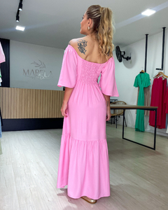 VESTIDO MAGDA LISO - ROSA na internet