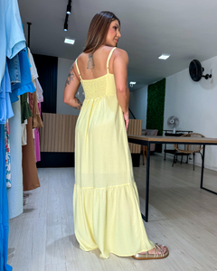VESTIDO BIA - AMARELO CLARO - Mabela Store - Roupas Femininas 
