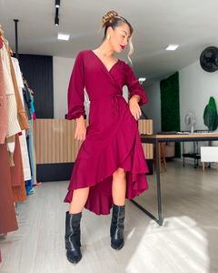 VESTIDO NINA - VINHO - comprar online