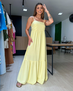 Imagem do VESTIDO BIA - AMARELO CLARO