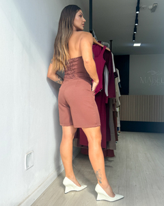 BERMUDA KATE - MARROM - Mabela Store - Roupas Femininas 