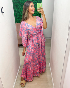 Vestido feminino estilo indiano 