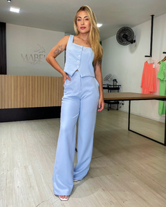 CONJUNTO VITÓRIA - AZUL CLARO - Mabela Store - Roupas Femininas 