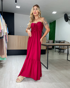 VESTIDO COPACABANA - VINHO