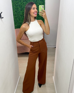 CALÇA ANTONELA - MARROM - comprar online