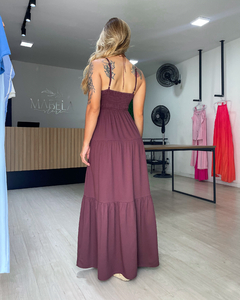 VESTIDO MARAGOGI - MARROM