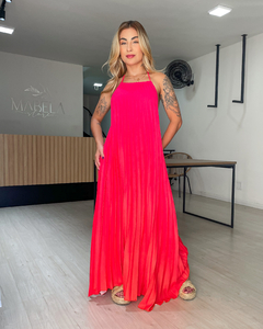 Imagem do VESTIDO NORONHA - ROSA/LARANJA