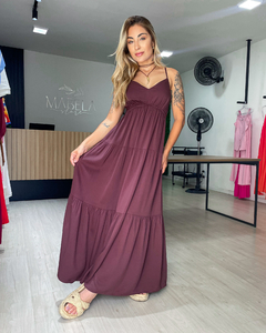 Imagem do VESTIDO MARAGOGI - MARROM