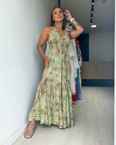 VESTIDO DAHLIA - VERDE - Mabela Store - Roupas Femininas 
