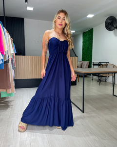 VESTIDO COPACABANA - AZUL MARINHO na internet
