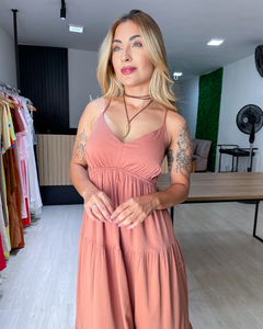 VESTIDO MARAGOGI - NUDE/ROSÉ - loja online