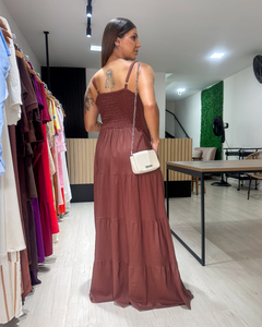 Imagem do VESTIDO MARIANA - MARROM
